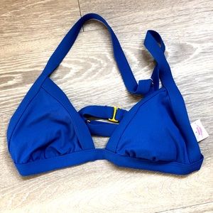 Xhilaration Blue Triangle Bikini Top